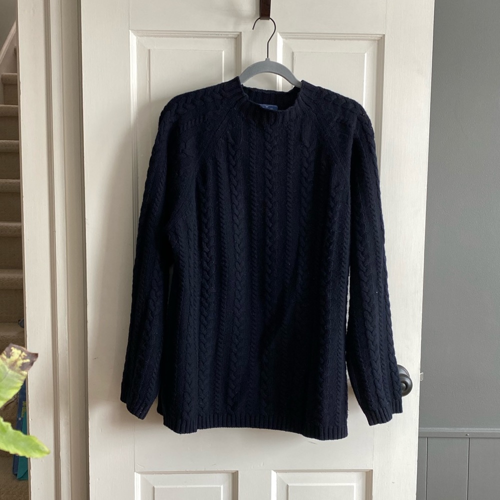 Faconnable wool Cable Knit Sweater
